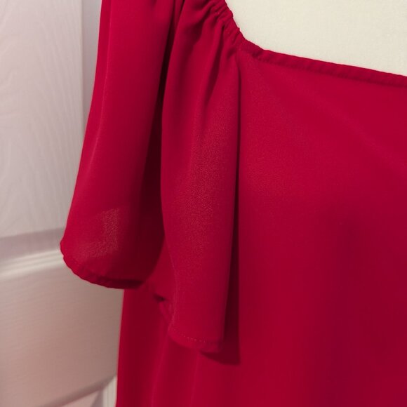 Ann Taylor flutter Sleeve Top - Picture 2 of 7